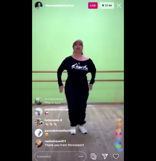 Debbie Allen Hosted An Epic Dance Class On Instagram Live [VIDEO]