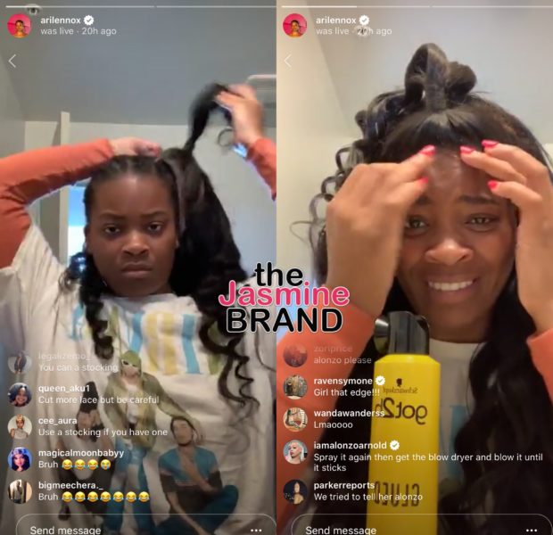 Ari Lennox Hilariously Struggles To Put On A Lacefront Wig [VIDEO]