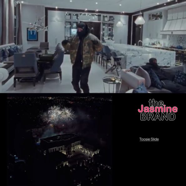 Drake Tours His Home In New Toosie Slide Video Thejasminebrand - toosie slide drake roblox id