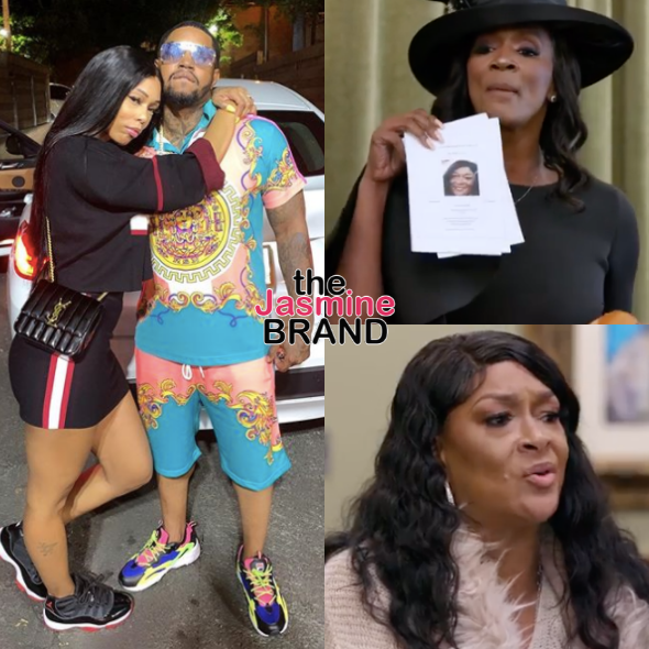 ‘LHHATL’ Star Lil Scrappy’s Mom Presents Obituary Of His Wife Bambi’s Mom During Explosive Screaming Match [WATCH]