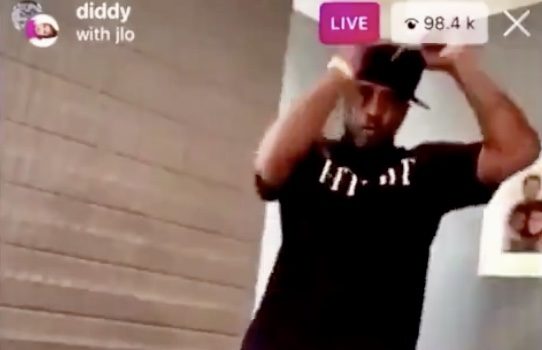 Diddy Reunites With Ex J.Lo, Drake Displays His Toosie Slide + Draya Michele & Lizzo Twerk During His Dance-A-Thon [VIDEO]