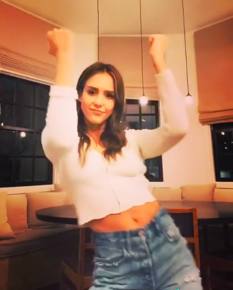 Jessica Alba Smashes Megan Thee Stallions #SavageChallenge [WATCH]