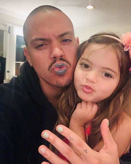Evan Ross’ Daughter Jagger Paints His Nails & Does His Makeup During Quarantine