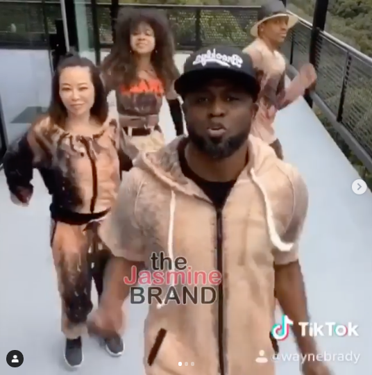 Wayne Brady Dances With His Ex-Wife & Her Boyfriend During Quarantine [VIDEO]