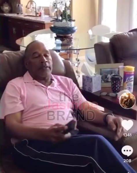 O.J. Simpson Joins TikTok & He’s In The House Bored! [VIDEO]