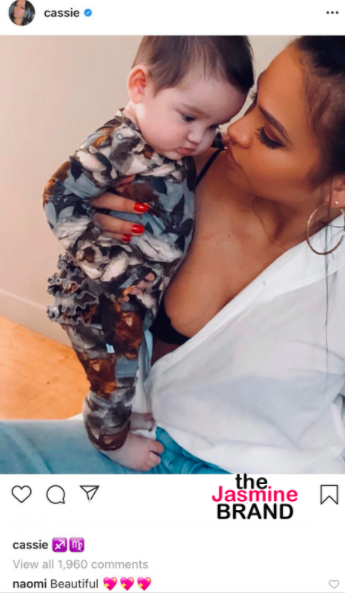 Cassie Snuggles Up To Daughter Frankie In Adorable New Photo Thejasminebrand