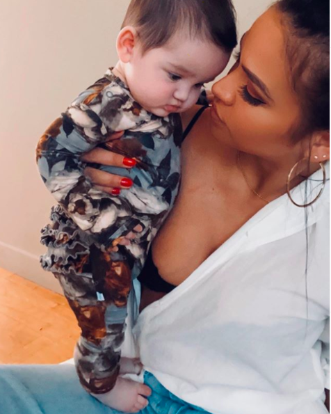 Cassie Snuggles Up To Daughter Frankie In Adorable New Photo