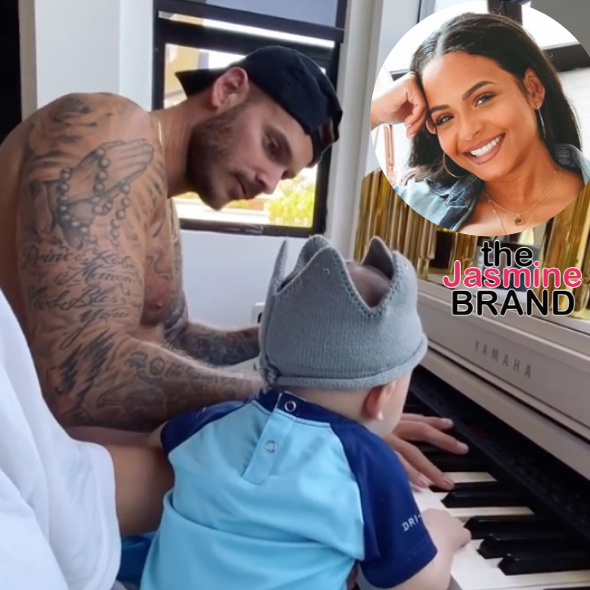 Aww Christina Milian Shares Cute Video Of Her Boyfriend Matt Pokora Playing The Piano With Their Son Isaiah Watch Thejasminebrand