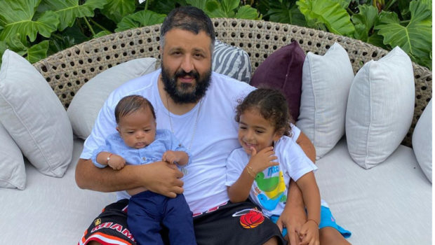 DJ Khaled Is On Proud Daddy Duty w/ His 2 Sons [WATCH]