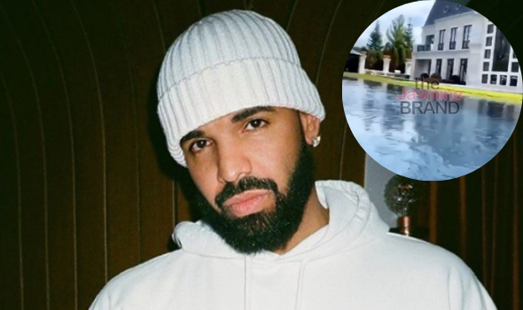 Drake Takes His First Dip In His Olympic Size Swimming Pool [VIDEO]