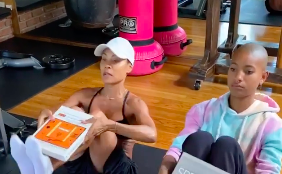 Jada Pinkett Smith & Willow Smith Are Fitness GOALS In New Intense Workout [WATCH]