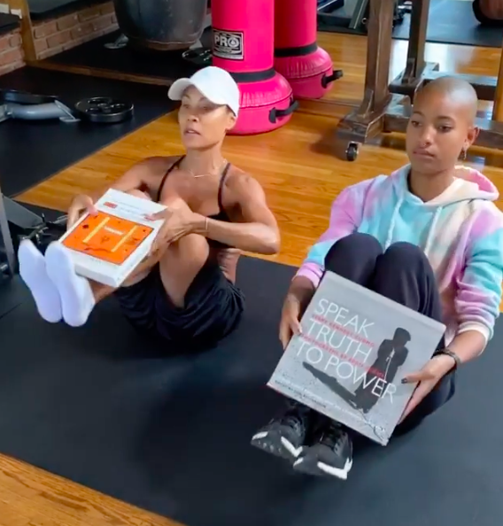 Jada Pinkett Smith & Willow Smith Are Fitness GOALS In New Intense Workout [WATCH]