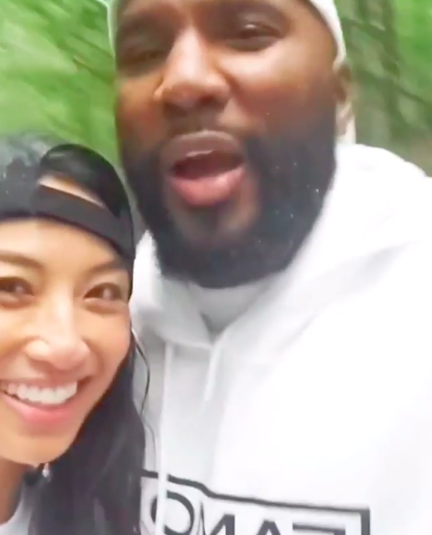 Newly Engaged Couple Jeannie Mai & Jeezy Sing In The Rain [WATCH]