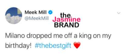 Meek Mill's Girlfriend Milan Harris On Raising A Boy: My Son Will Treat  Your Daughter Right - theJasmineBRAND