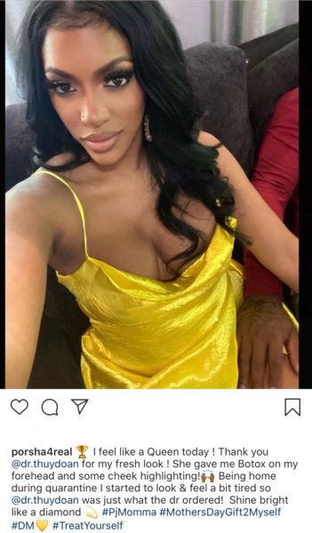 Porsha Proudly Shows Off Her Fupa, Denies Surgery Rumors