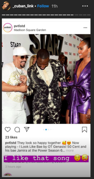 50 Cent Is All Smiles As He Cuddles Up With Girlfriend Cuban Link Thejasminebrand