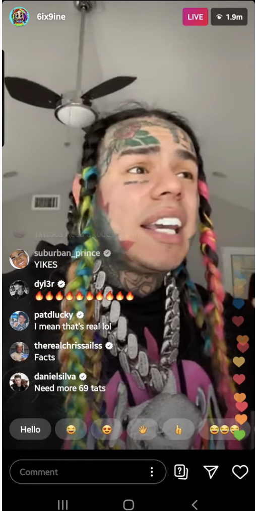 Tekashi 6ix9ine Explains Snitching On Gang Members Where Was The Loyalty When You Tried To Kill