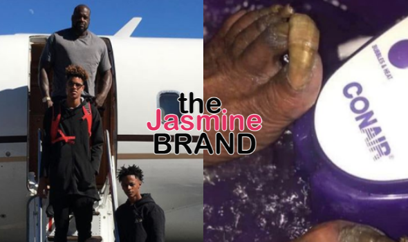 Shaq’s Kids React To Him Showing Off His Feet: Why Would You Post This?!