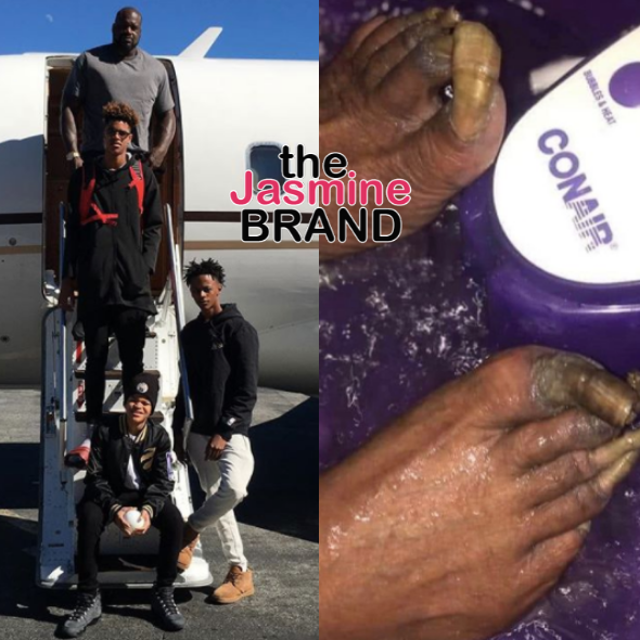 Shaq’s Kids React To Him Showing Off His Feet: Why Would You Post This?!