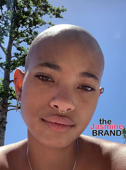 Willow Smith Rocks A Bald Fade Thejasminebrand