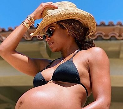 Ciara Says The ‘Bump, Is Bumpin’, As She Shows Off Her Pregnant Belly In A Bikini