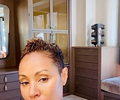 Jada Pinkett-Smith Smears Lipstick Over Her Mouth As She Shares A Message About Imperfections