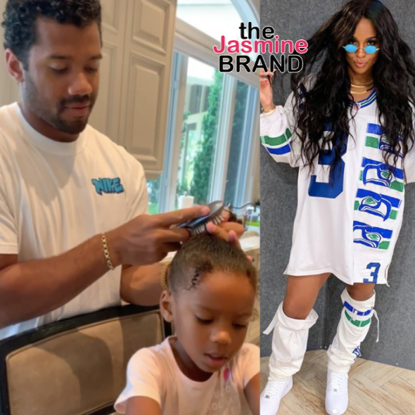 Ciara Shares Adorable Video Of Russell Wilson Doing Daughter Sienna S Hair [watch] Thejasminebrand