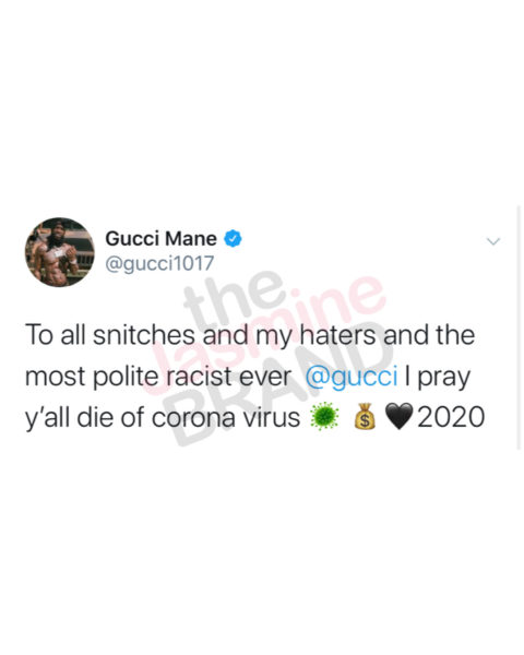 Gucci Mane: Rapper Gucci Mane hopes his 'haters die of coronavirus