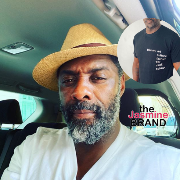 Idris Elba’s Juneteenth Shirt Sparks Controversy, He Deletes It & Responds: When Your Own People Weren’t W/ It