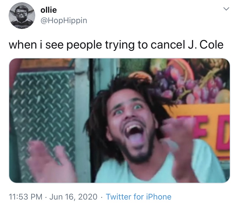 J. Cole Accused Of Slamming Female Rapper Noname In Racially Charged ...