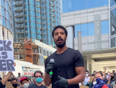 Michael B. Jordan Challenges Hollywood At Oakland Protest: Invest In Black Staff!