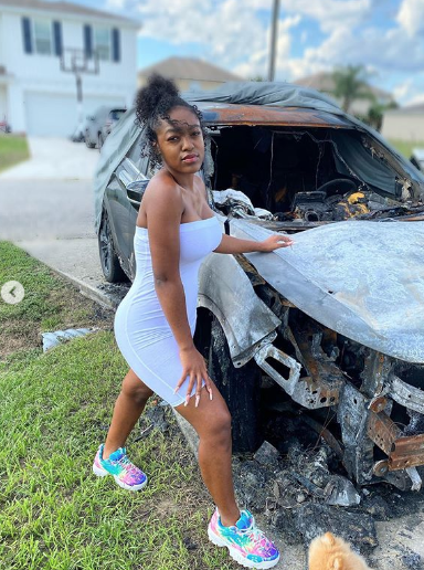 R. Kelly’s Ex Azriel Clary Claims Someone Set Her Car On Fire & Tried To Burn Her House Down [VIDEO]