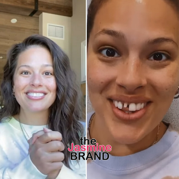 Ashley Graham Chips Her Tooth On Her Mom’s Oatmeal Cookies + Glues In A New One!