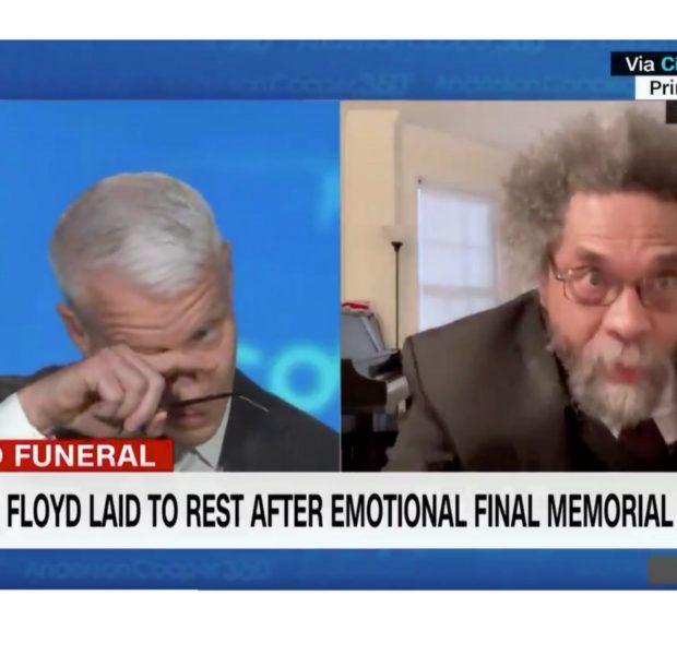 Anderson Cooper Tears Up While Talking To Cornel West [Watch]