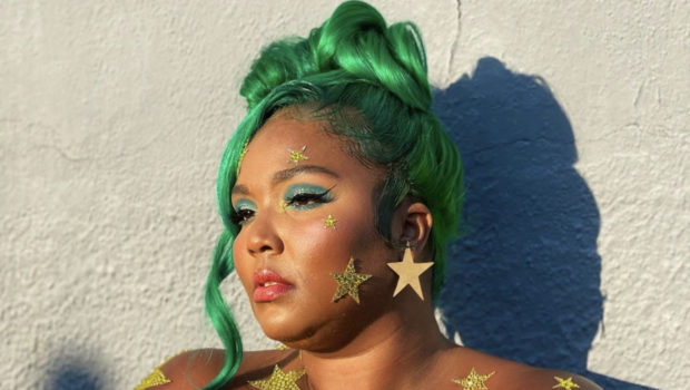 Lizzo Debuts Electric Green Hair In Revealing Photos