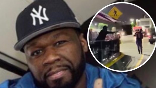 50 Cent Seen Throwing Tables & Chairs At Man During A Heated Exchange