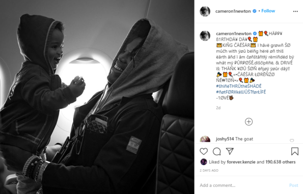 Cam Newton Confirms Baby W/ La Reina Shaw On His 1st Birthday: I