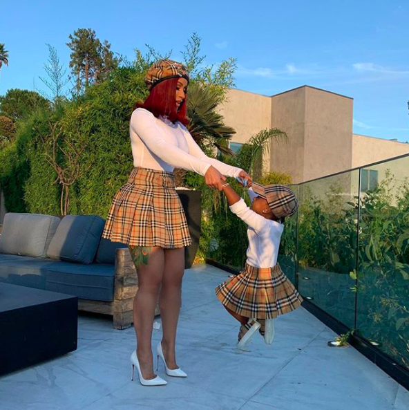 Cardi B & Daughter Kulture Are Twinning In Adorable Photos