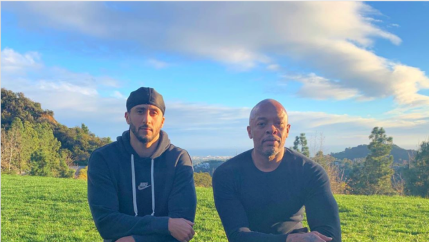Dr. Dre Takes A Knee With Colin Kaepernick