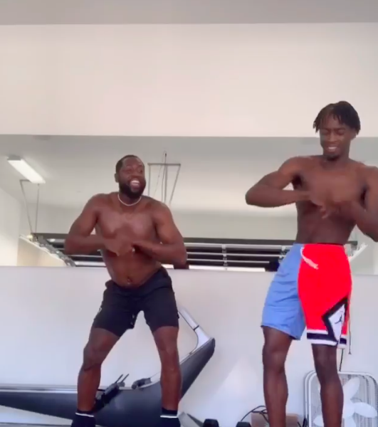 Watch Dwayne Wade Try To Keep Up W/ Son Zaire In Hilarious Dance Video
