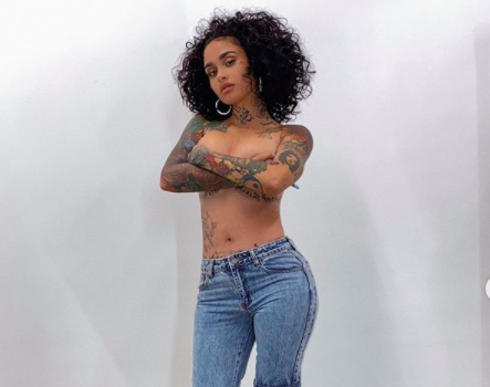 Kehlani Shares Spicy Topless Photo, Shows Off Her Figure