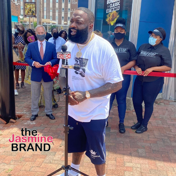 Rick Ross Expands Wingstop Franchise, Opens New Location [PHOTOS]