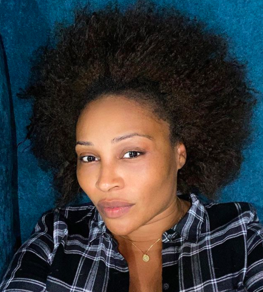 Cynthia Bailey Goes Makeup Free As She Shows Off Her Natural Hair