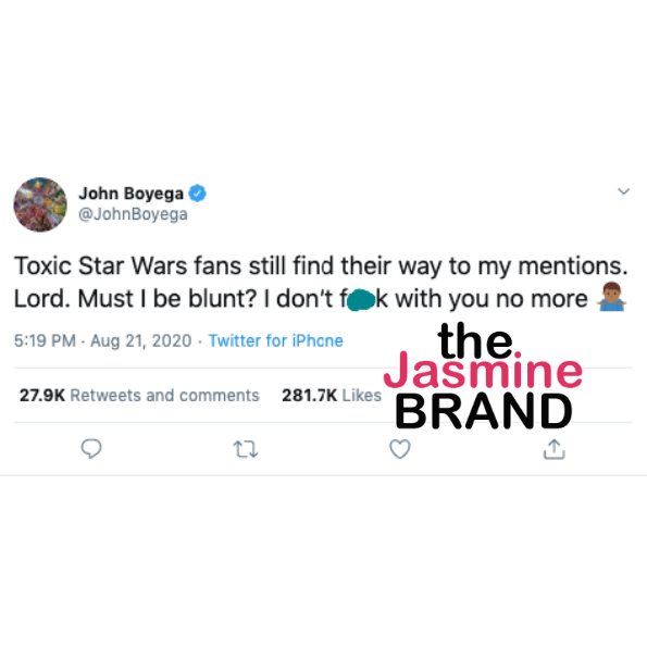 Star Wars Actress Moses Ingram Reveals Racist Threats + Fans Slam The  Studio For Lack Of Support When John Boyega Experienced Racism -  theJasmineBRAND