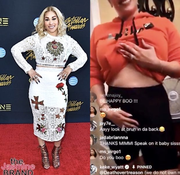 KeKe Wyatt Says She’s NOT Pregnant W/ Baby #11 + Denies Getting A Stimulus Check: I Don’t Live Off The Government Baby!