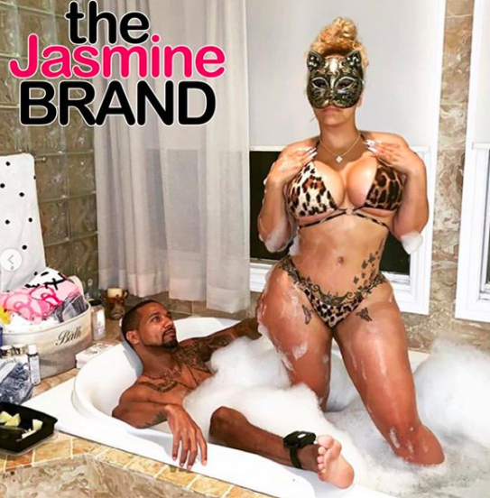 Kimbella & Juelz Santana Post Steamy Bathtub Photos