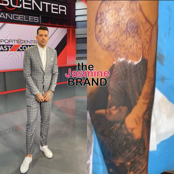 Matt Barnes Gets New Ink In Memory Of Kobe & Gianna Bryant [PHOTOS]