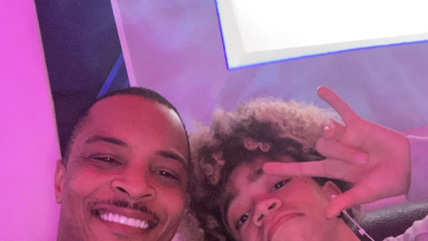 T.I. Seemingly Catches His 15 Year Old Son King Smoking While On IG Live [VIDEO]