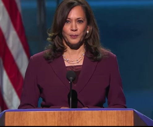 Kamala Harris Officially Becomes First Black Woman To Be A Major Party’s Vice Presidential Nominee, Watch Her Full Speech