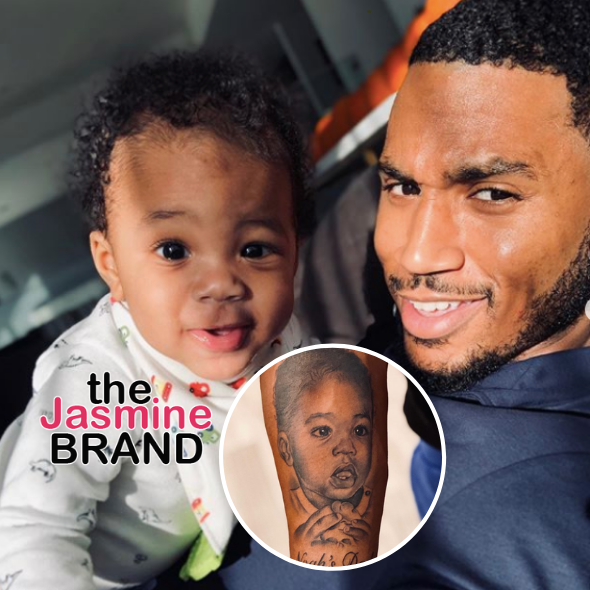 Trey Songz Gets Tattoo Of His Son Noah’s Face: My Boy W/ Me Forever!